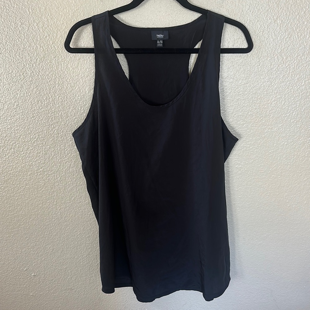 Mossimo Women’s Black Racerback Tank Blouse Size XL